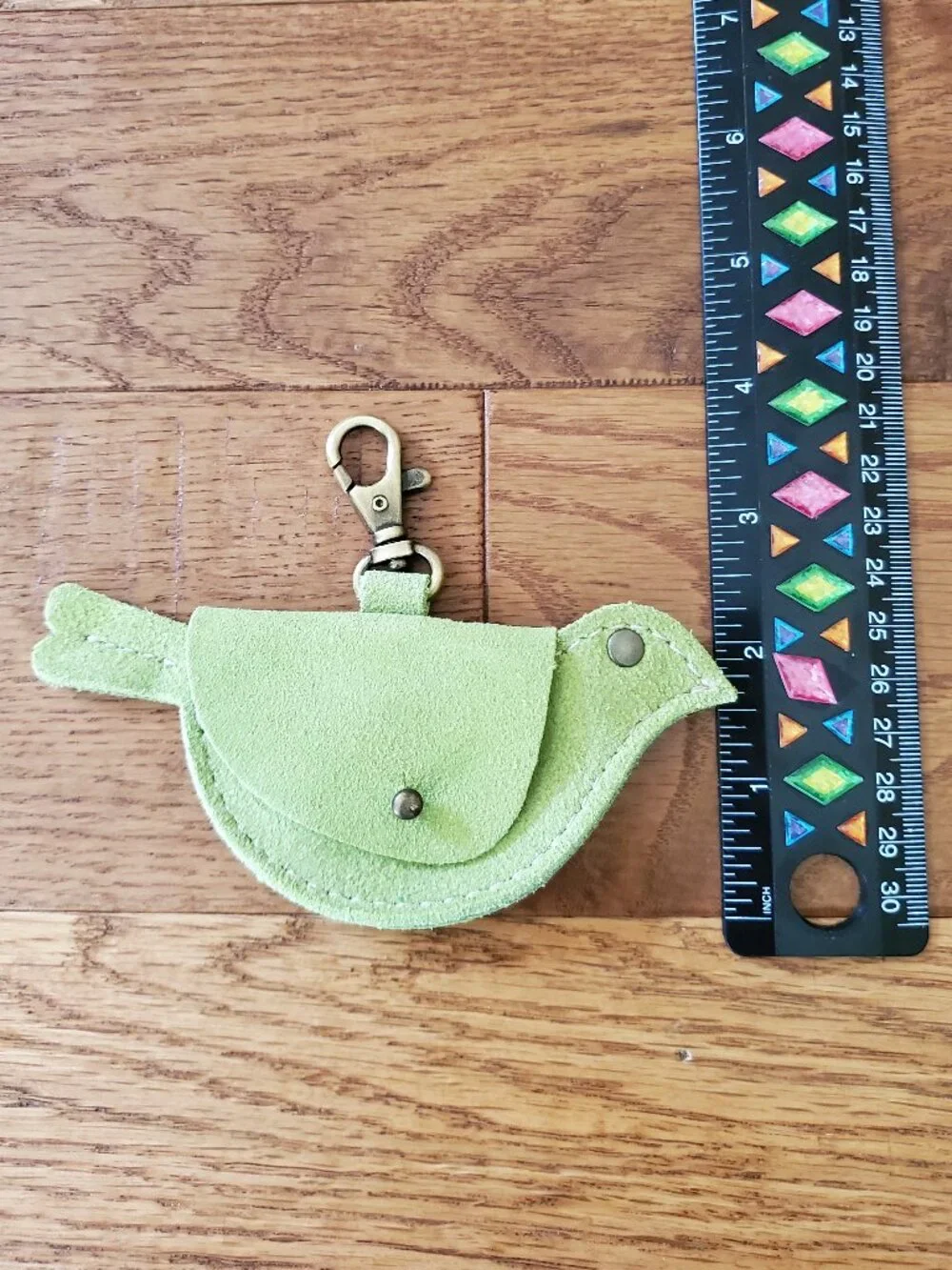 BNNU Portland Leather Lime Mockingbird Pouch